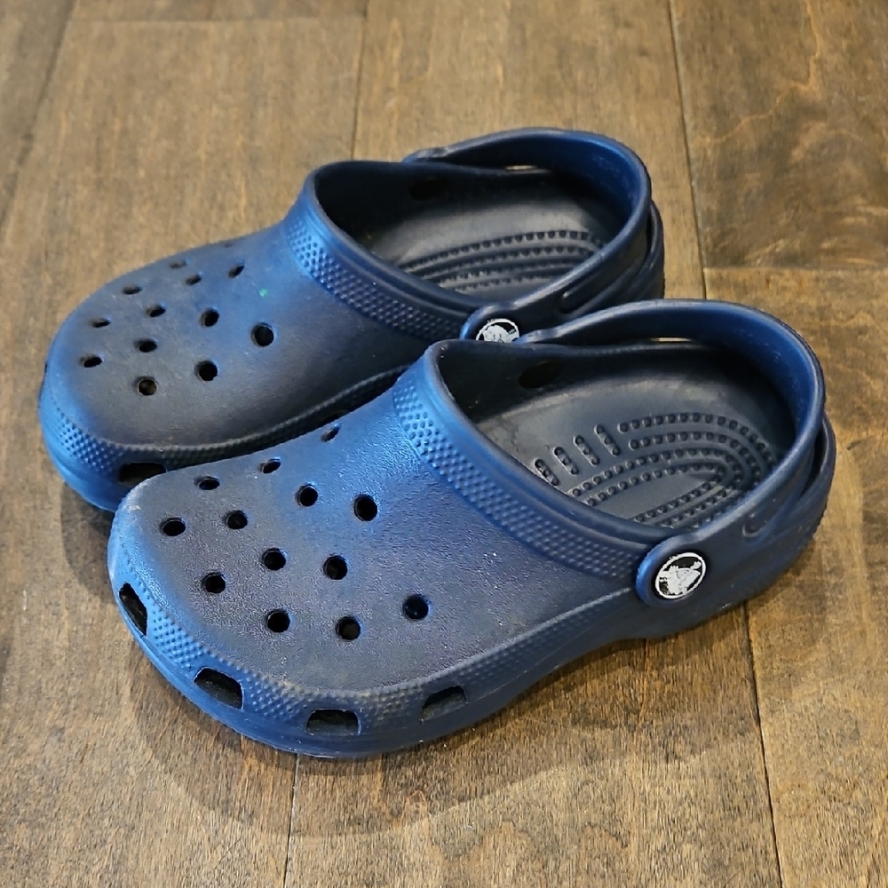 CROCS Kids Dark Blue Slippers